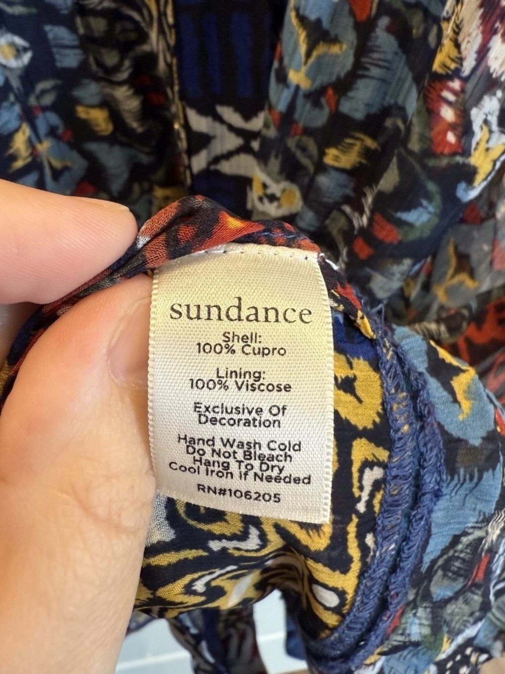 Sundance Trephina Sheer Patchwork Dress Crochet Trim Boho Petite XL - Picture 8 of 11